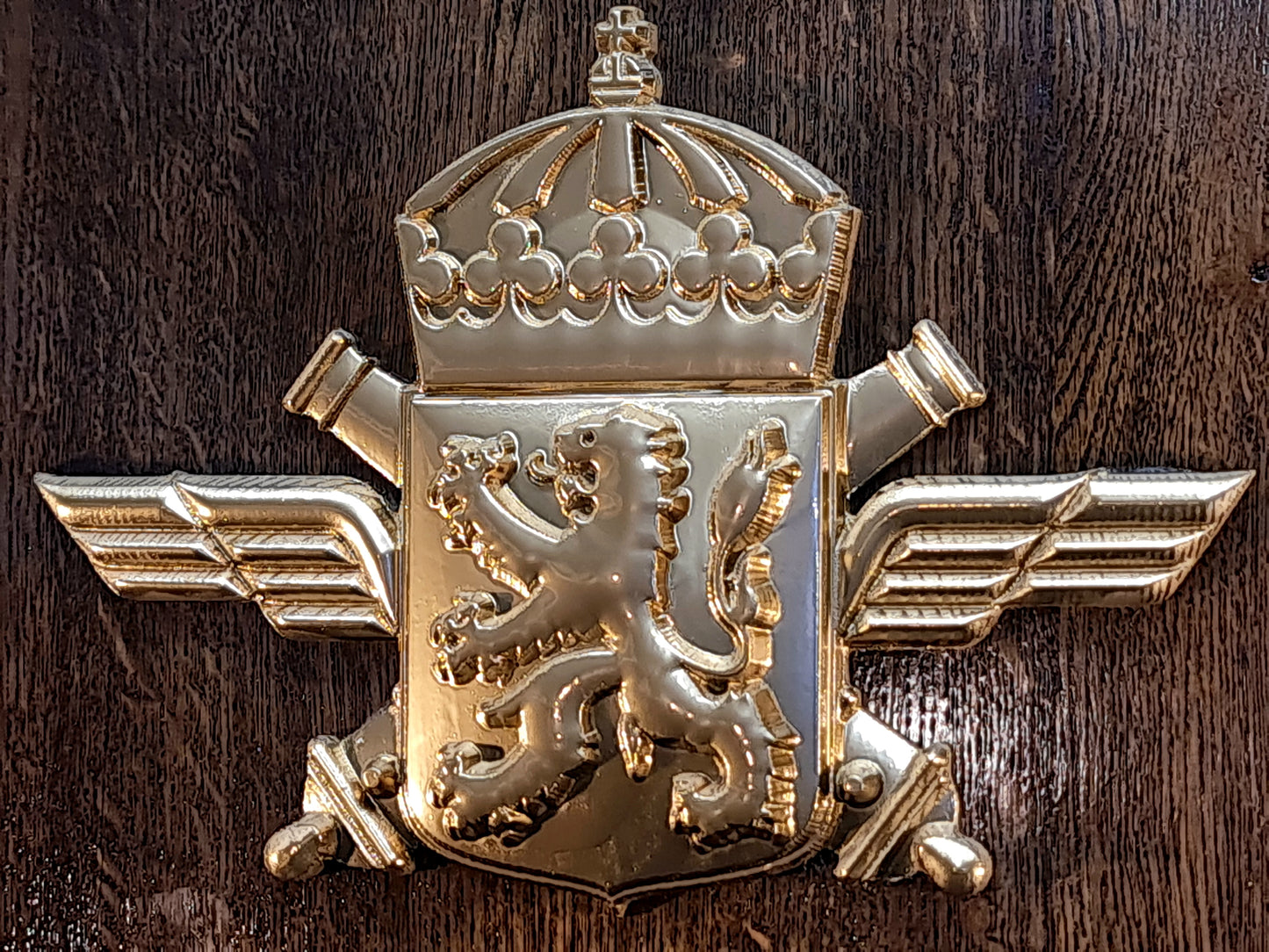 Vapensköld, vadringspris, familjvapen med text