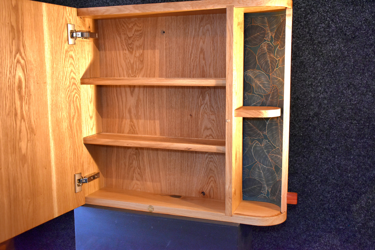 Exclusive Bathroom Cabinet in Solid Oak