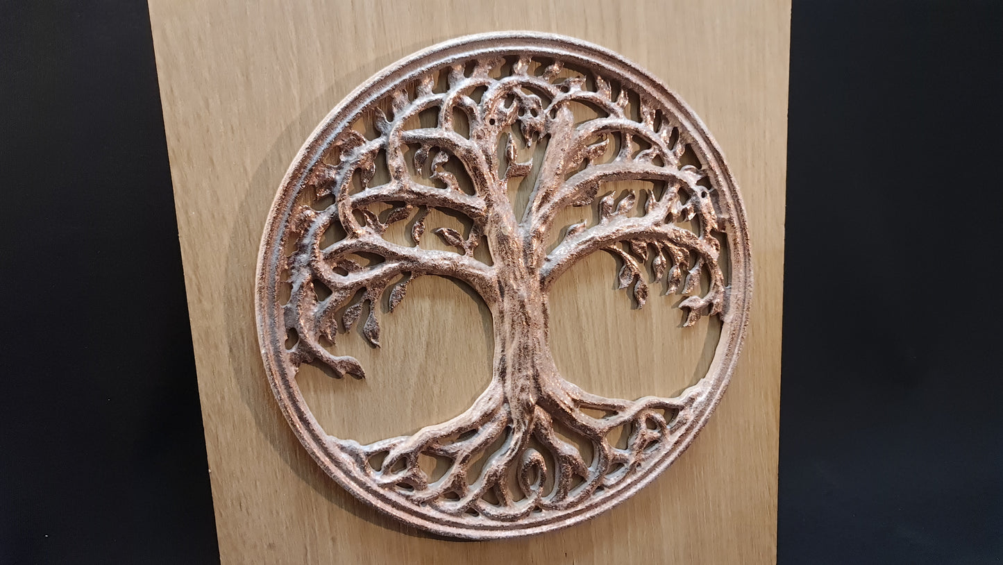 3 D relief Vacker väggdekoration Tree of life