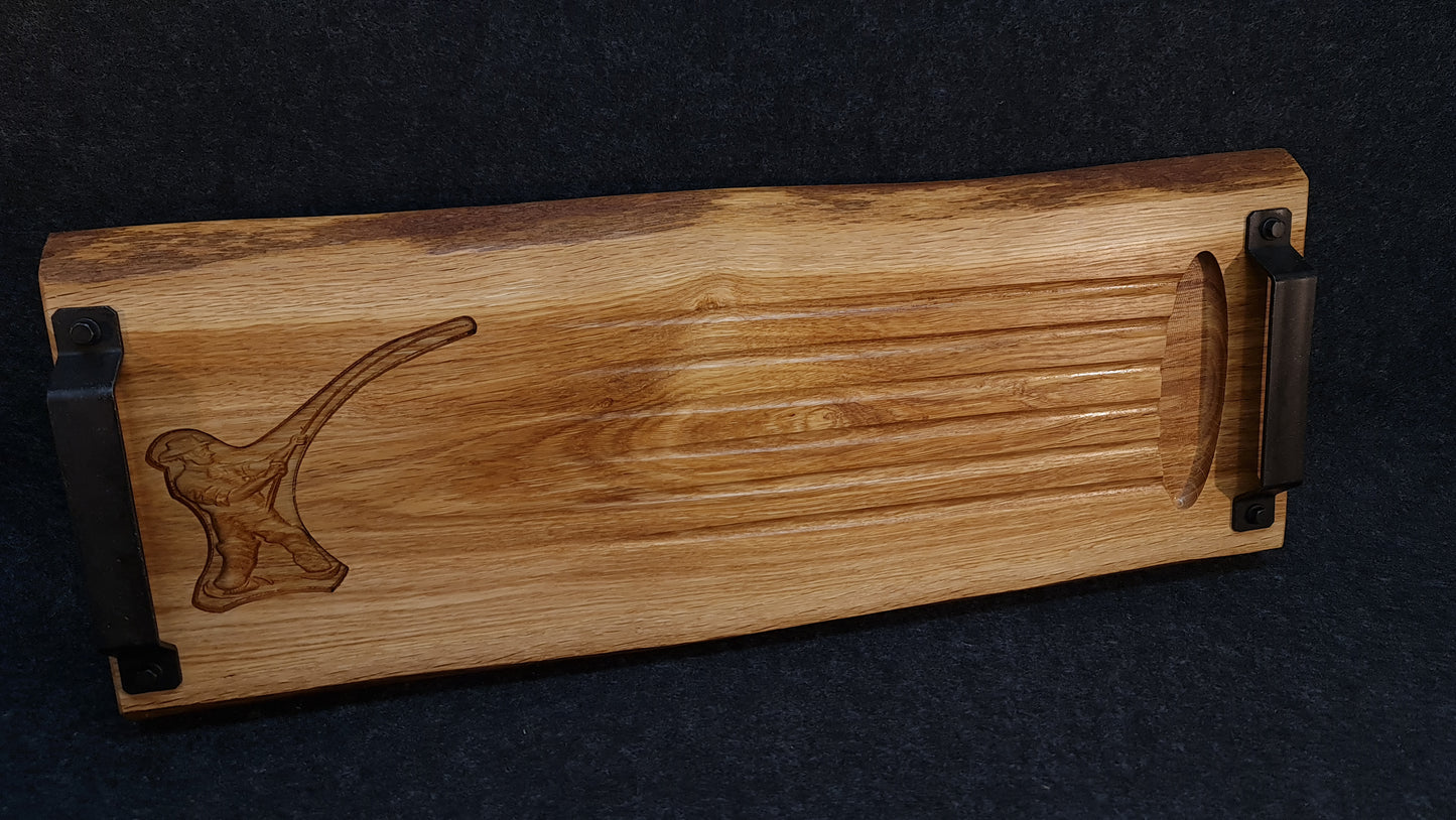 Skärbräda med 3D relief moitv