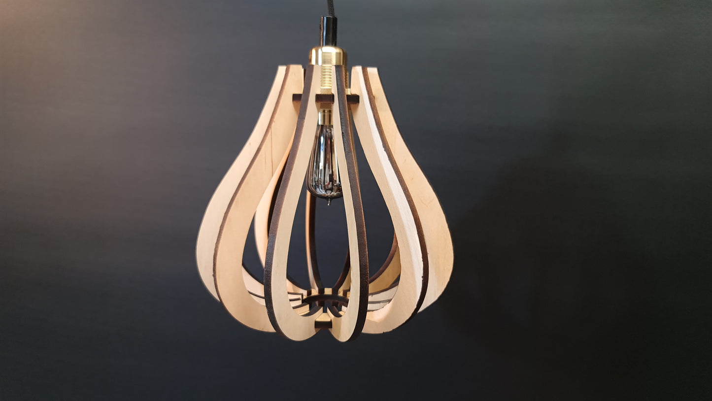Fönster lampa Droppar