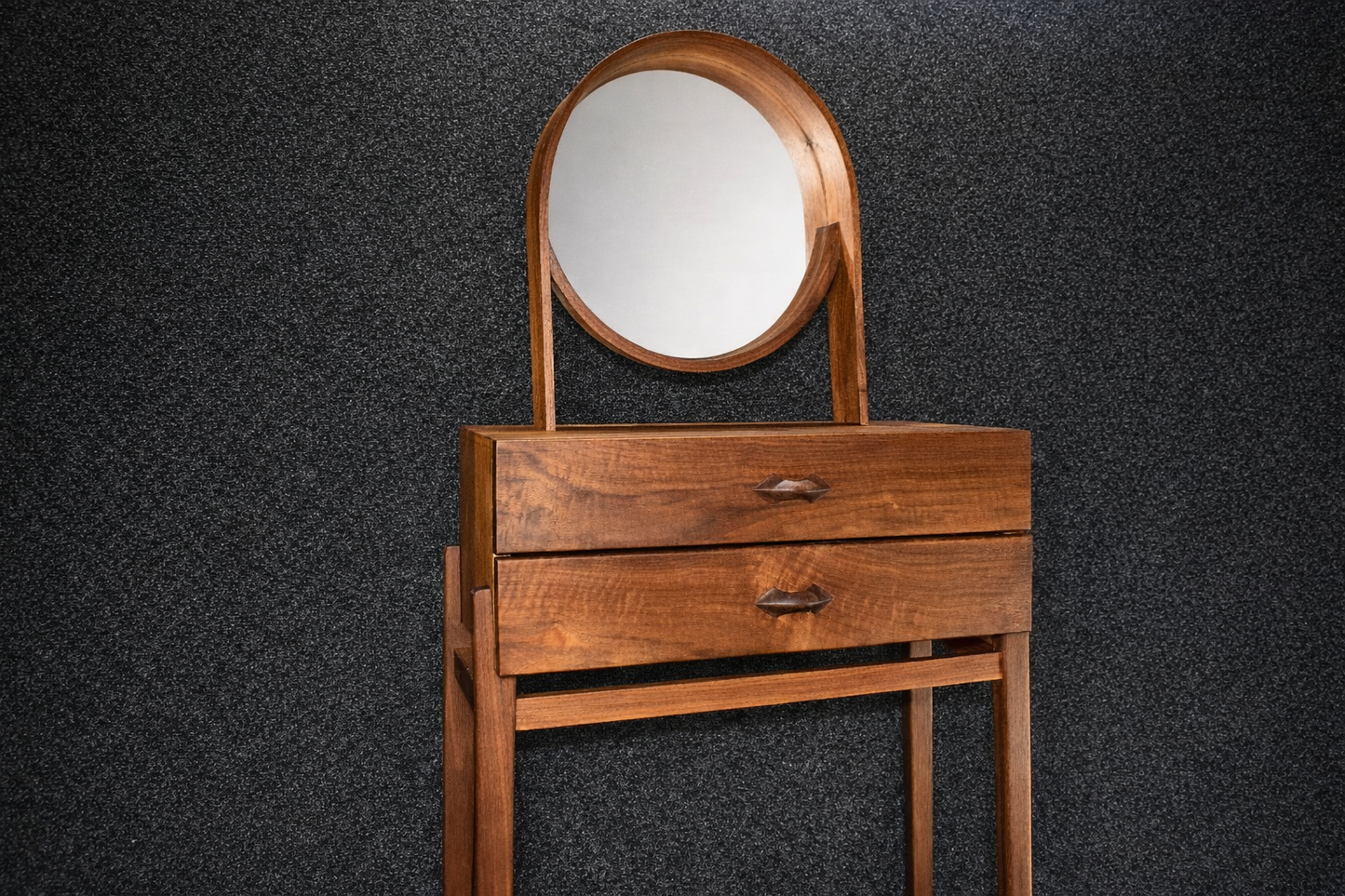 Saras Dressing Table & Hall Console in Solid Walnut – Handmade Elegance