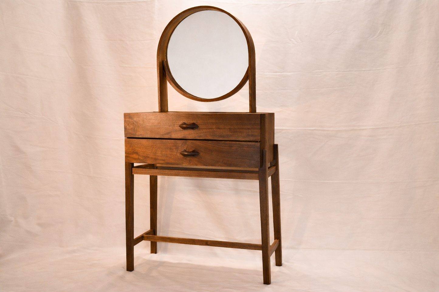 Saras Dressing Table & Hall Console in Solid Walnut – Handmade Elegance