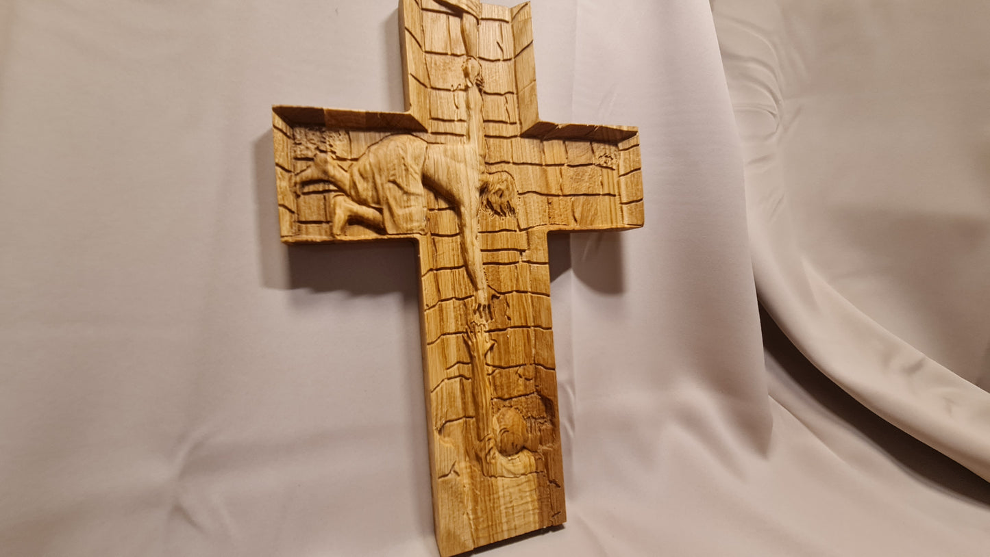 3 D relief Heliga kors.