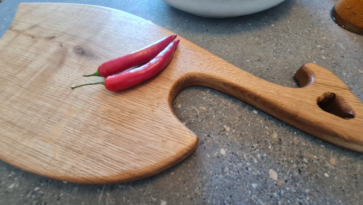 Design skärbräda i massiv Ek
