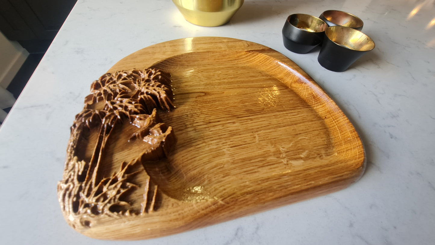 3D relief Sushi tallrikar i ek