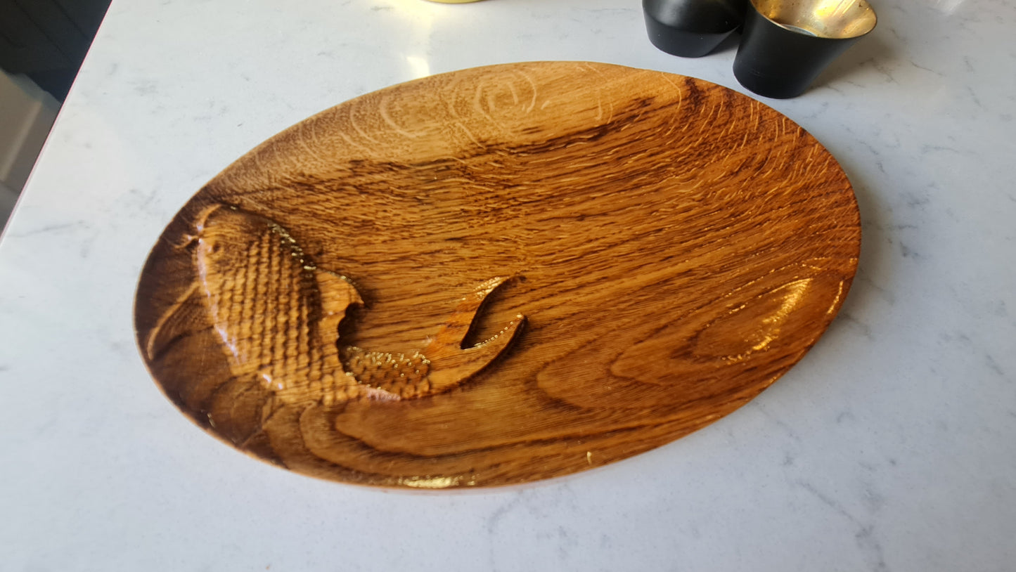 3D relief Sushi tallrikar i ek
