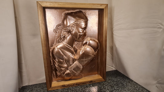 3D relief tavla The nurse