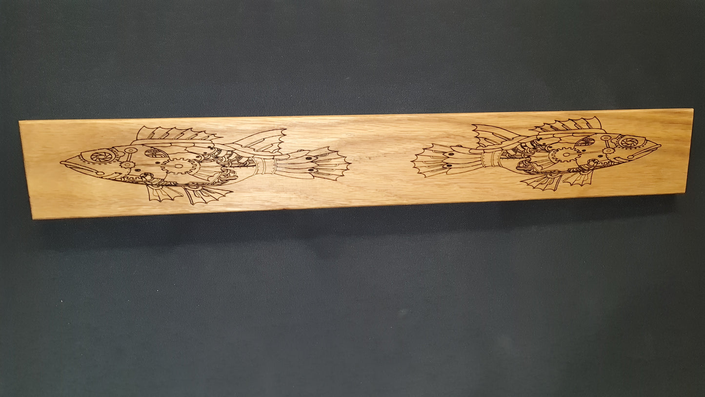 Magnetiska knivhållare med lasergravyr