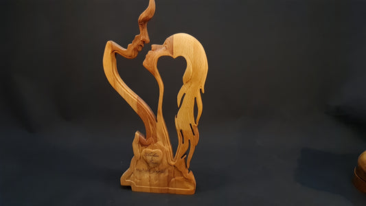 Väggdekor 3D relief kärleks gåva