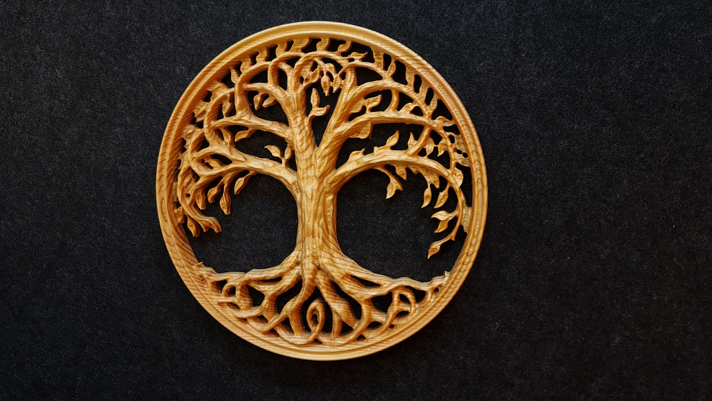 3 D relief Tree of life Furu