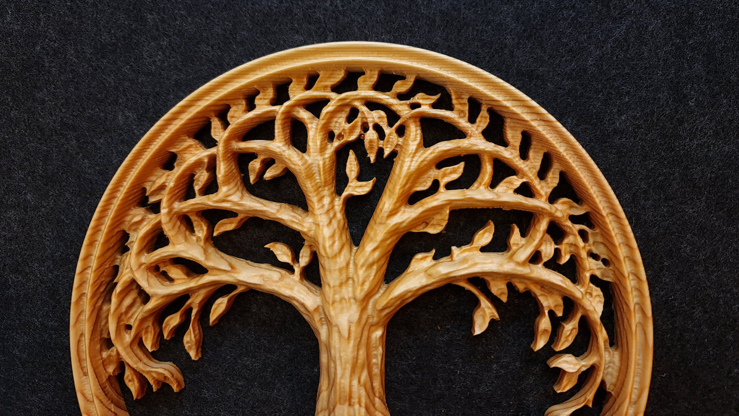 3 D relief Tree of life Furu