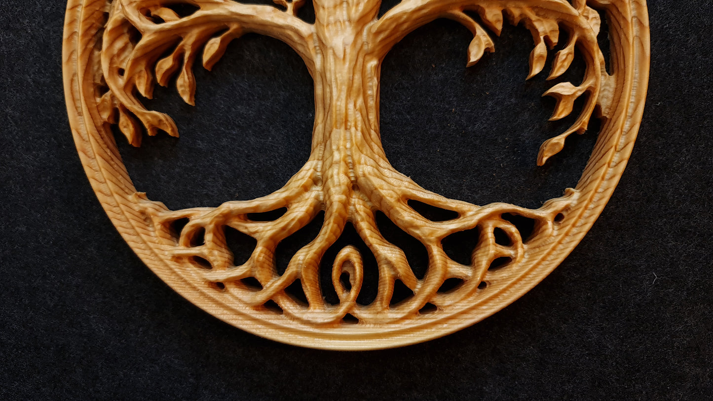 3 D relief Tree of life Furu