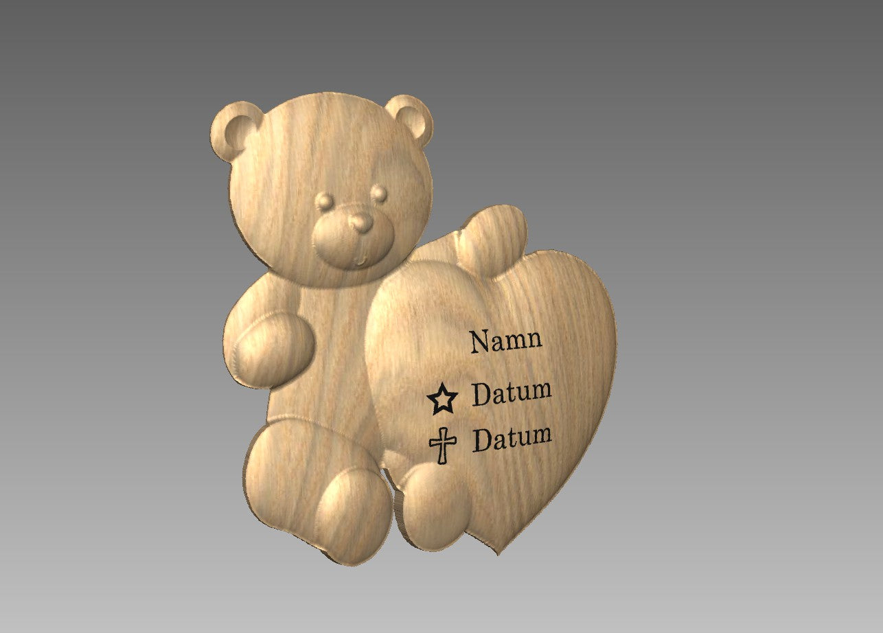 Gravmarkör Nalle