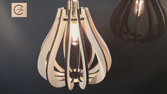 Fönster lampa Droppar